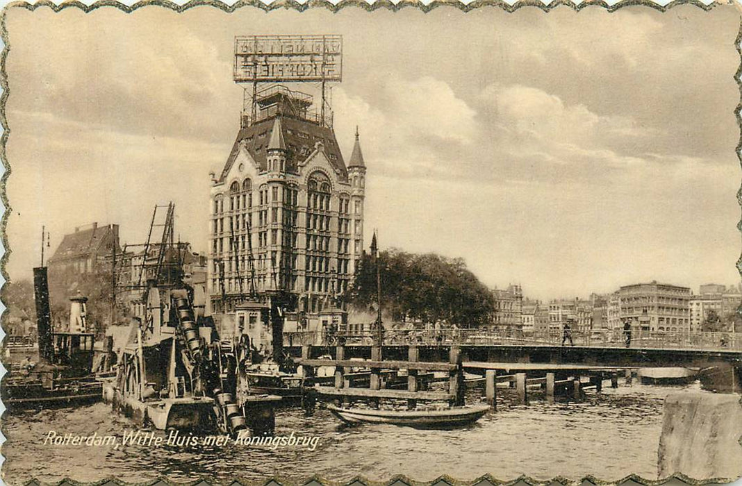 Rotterdam Witte Huis met Koningsbrug