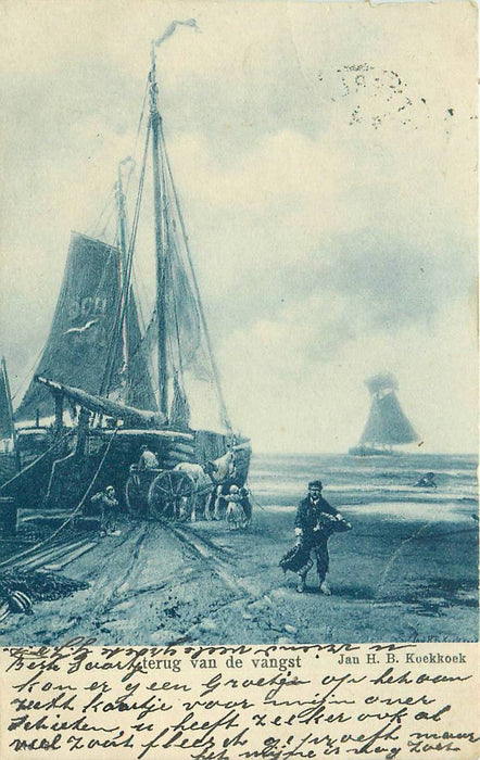 Nederland Terug van de vangst