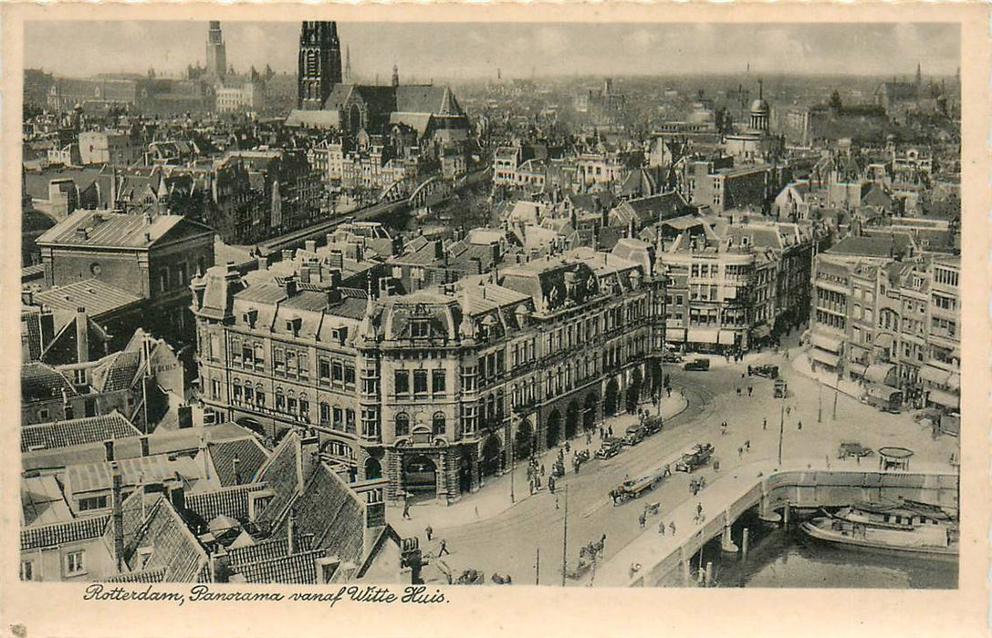 Rotterdam Panorama vanaf Witte Huis