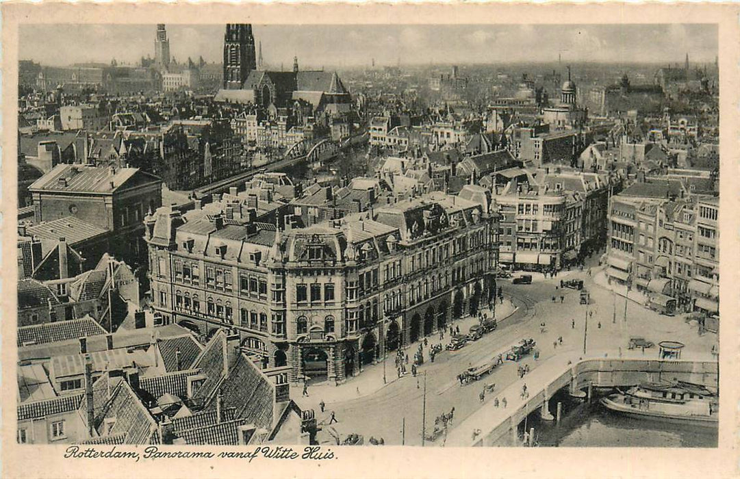 Rotterdam Panorama vanaf Witte Huis