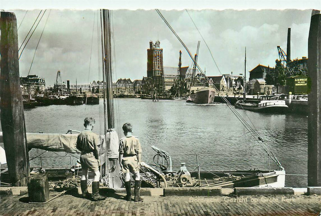 Dordrecht Gezicht op Grote Kerk