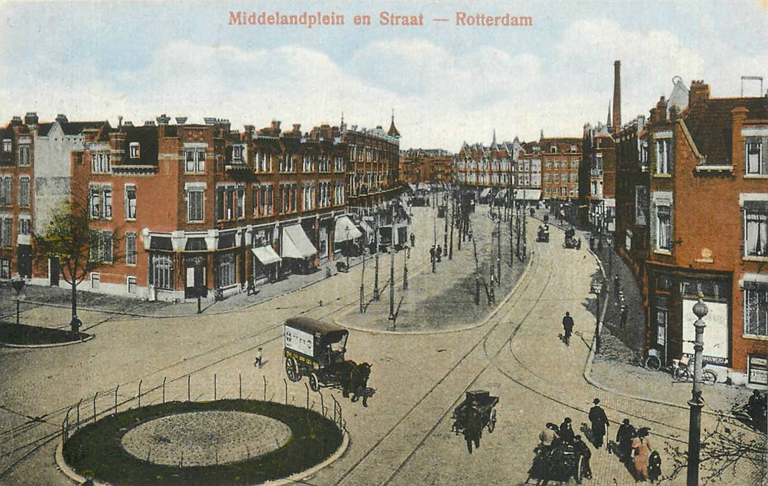 Rotterdam Middelandplein en Straat