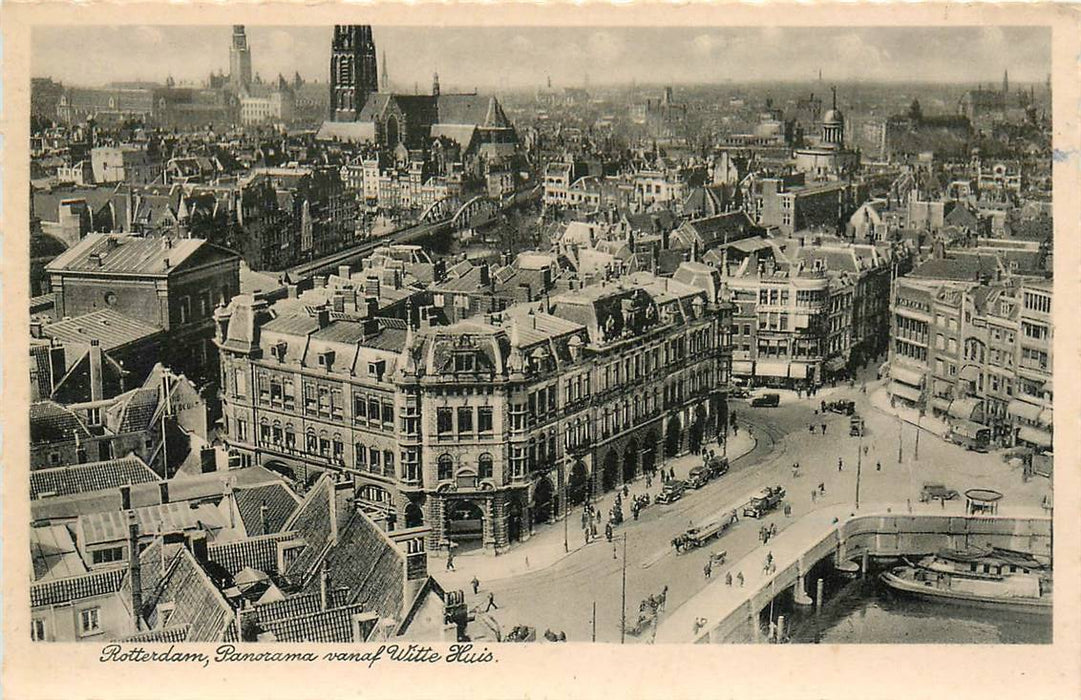 Rotterdam Panorama vanaf Witte Huis