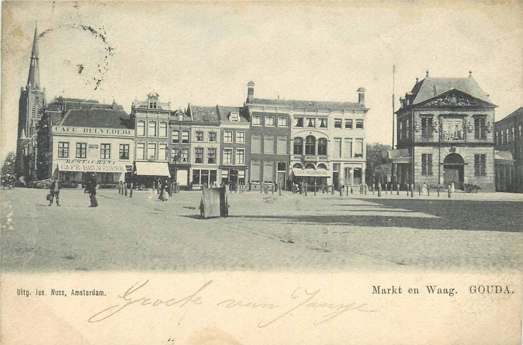 Gouda Markt en Waag