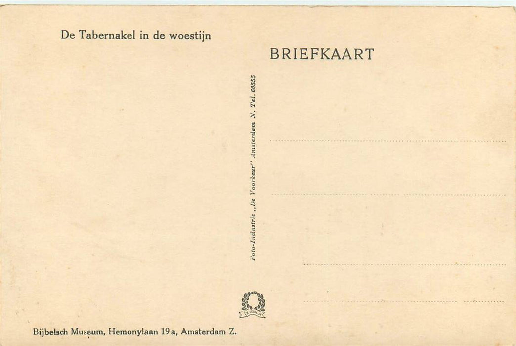 Amsterdam De Tabernakel in de woestijn