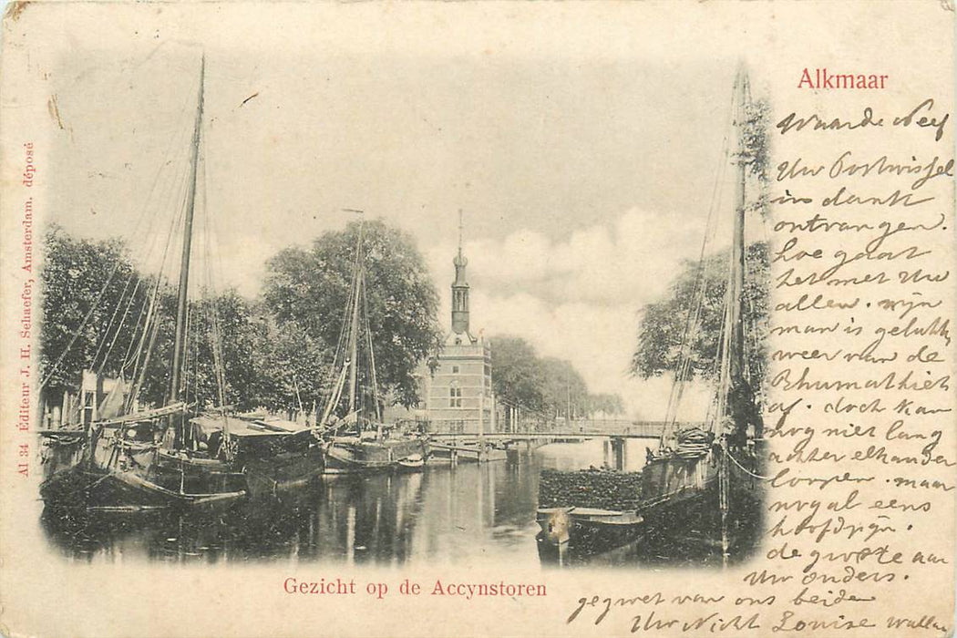 Alkmaar Gezicht op de Accynstoren