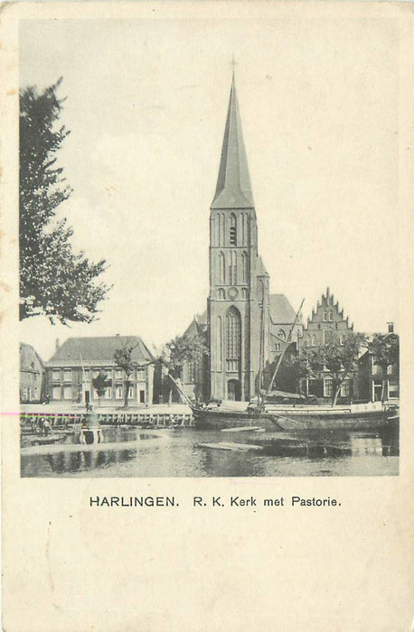 Harlingen Kerk met Pastorie