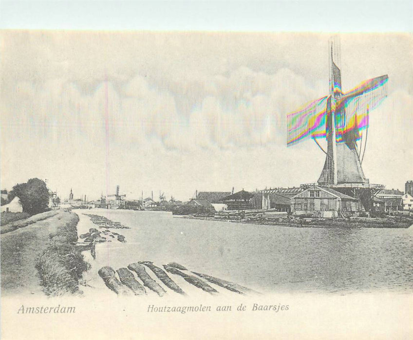 Amsterdam Houtzaagmolen aan de Baarsjes