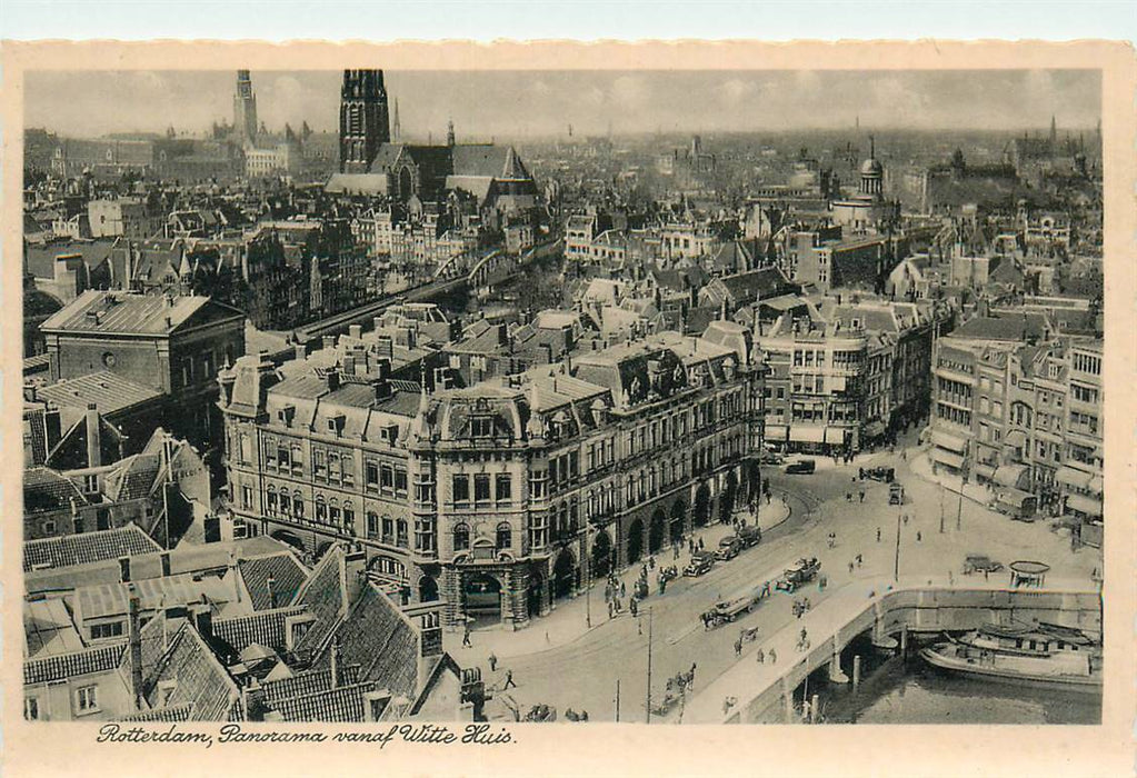 Rotterdam Panorama vanaf Witte Huis