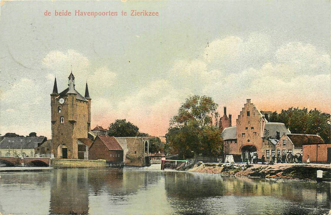 Zierikzee de beide Havenpoorten