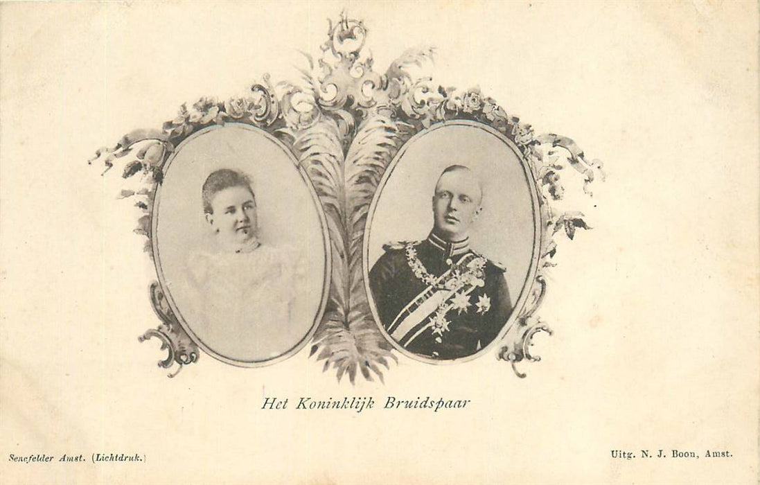 Nederland Het Koninklijk Bruidspaar