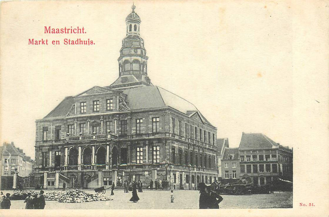 Maastricht Markt en Stadhuis