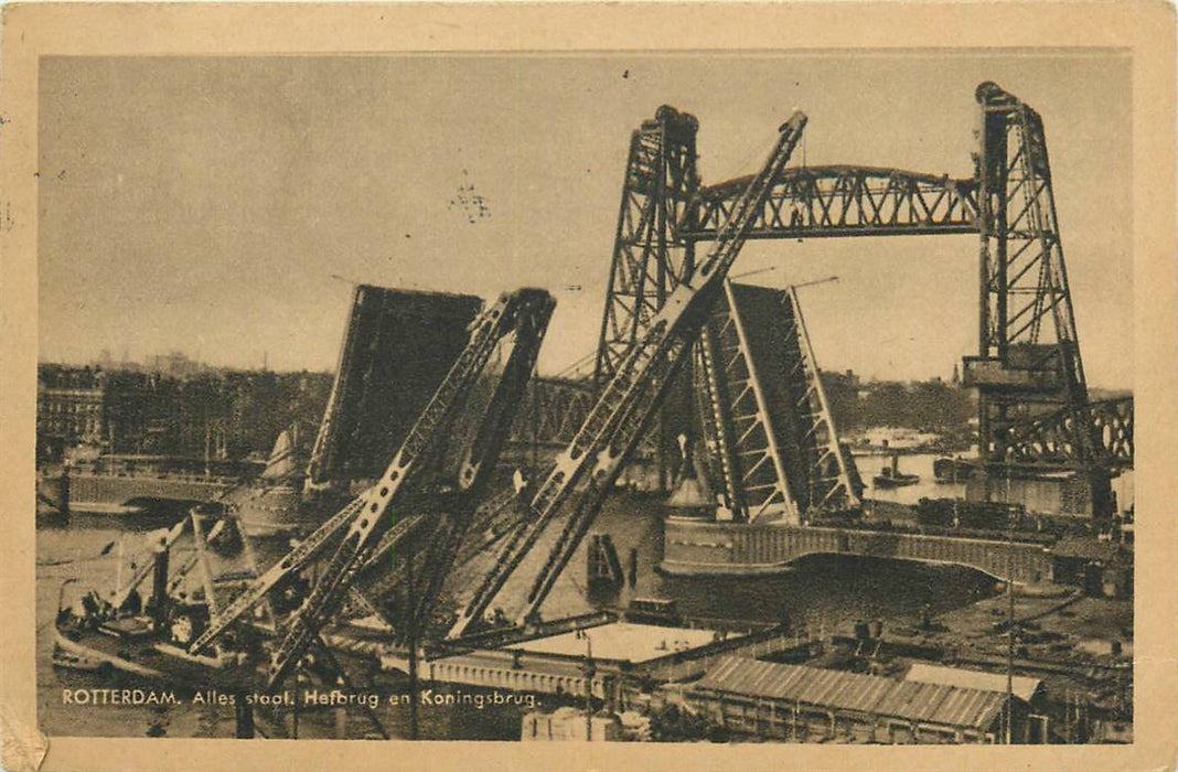 Rotterdam Hefbrug en Koningsbrug