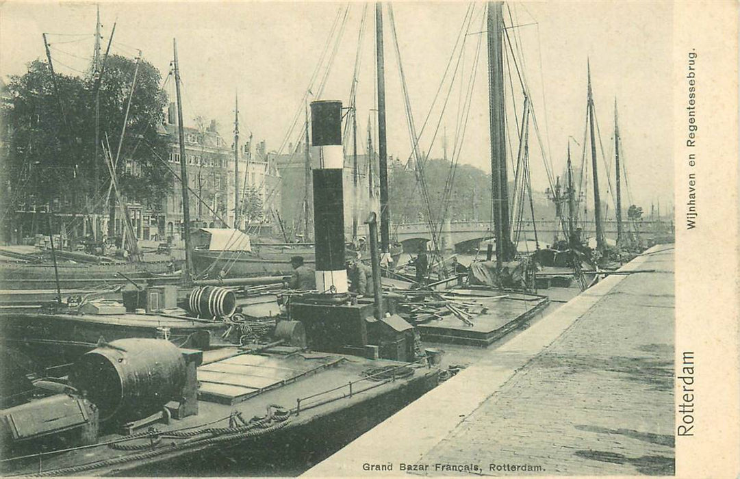 Rotterdam Wijnhaven en Regentessebrug