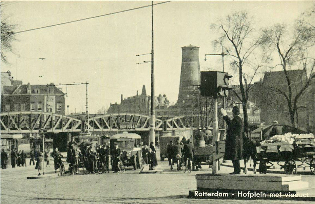 Rotterdam Hofplein met viaduct