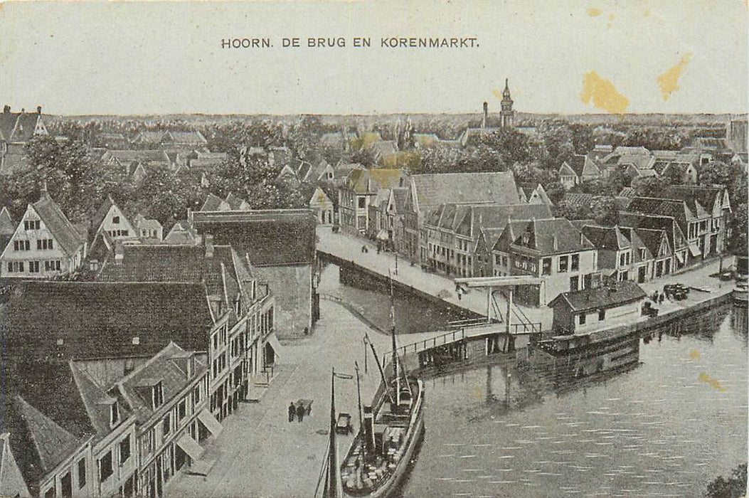 Hoorn De Brug en Korenmarkt