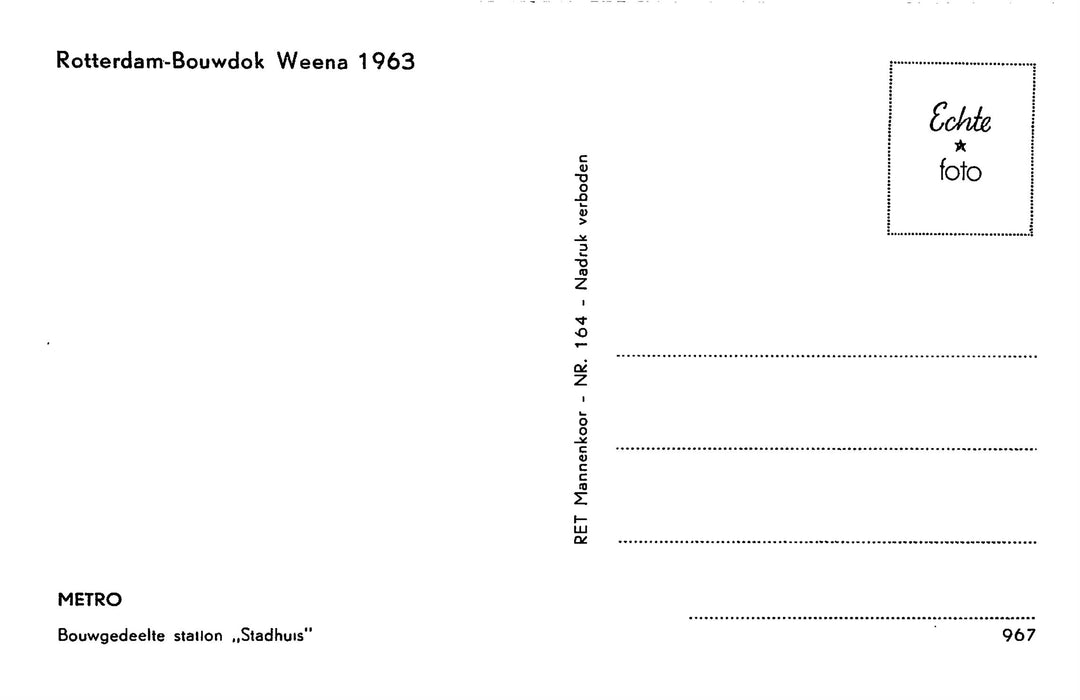 Rotterdam Bouwdok Weena