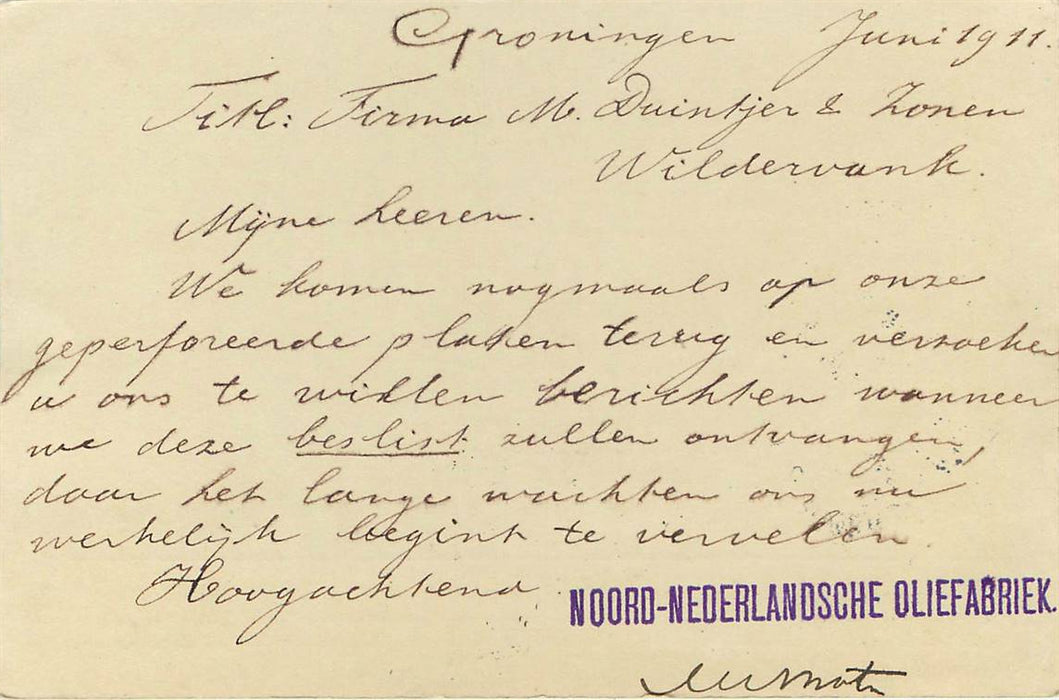 Nederland Oliefabriek