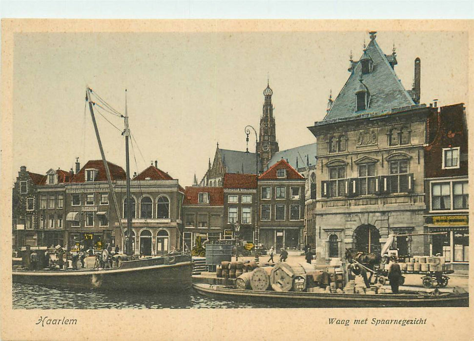 Haarlem Waag met Spaarnegezicht