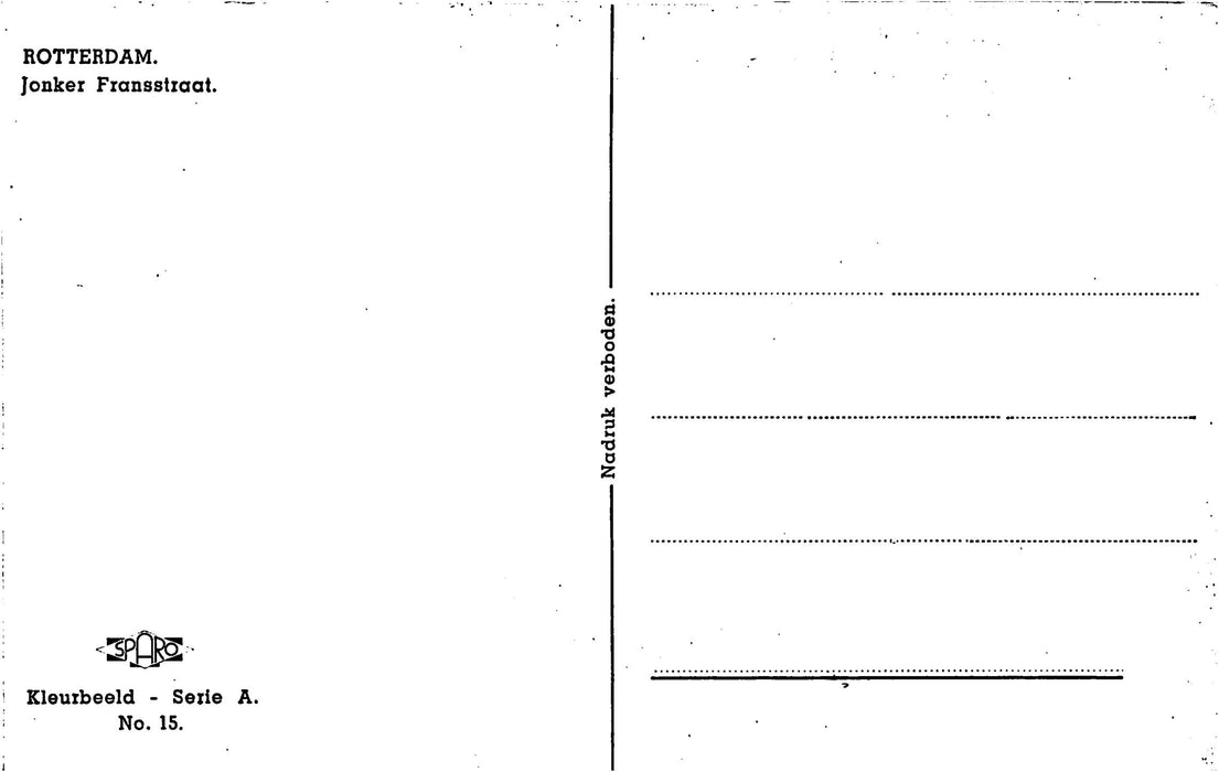 Rotterdam Jonker Fransstraat