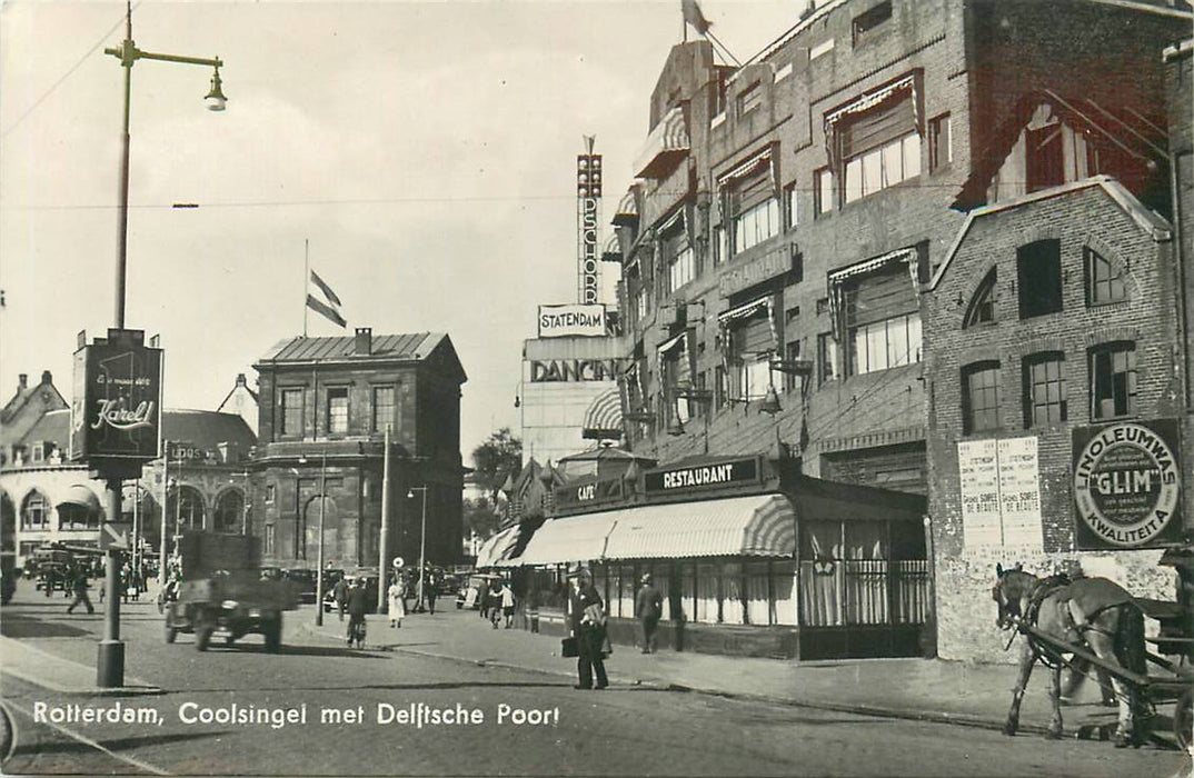 Rotterdam Coolsingel met Delftsche Poort