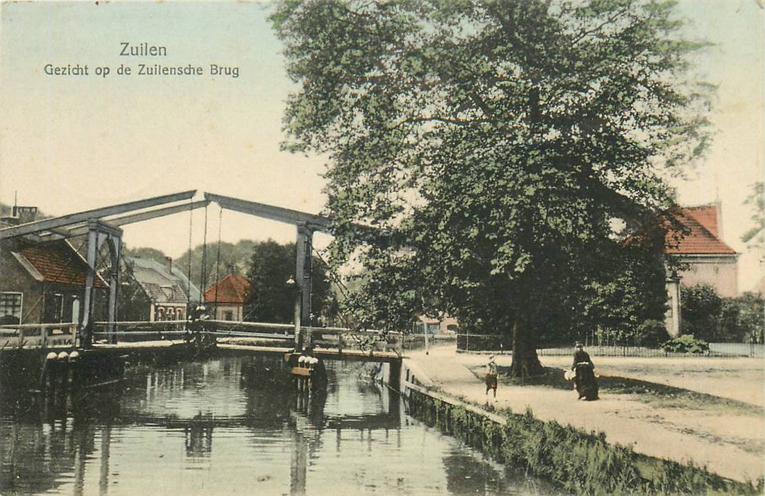 Oud Zuilen Gezicht op de Zuilensche Brug