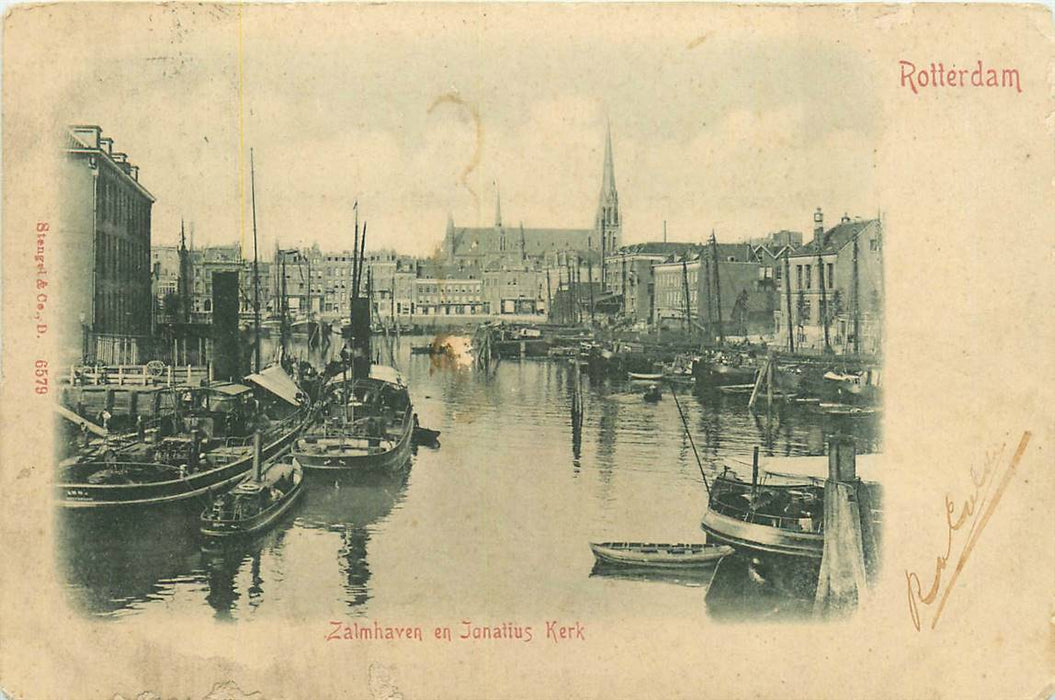 Rotterdam Zalmhaven en Jonatius Kerk