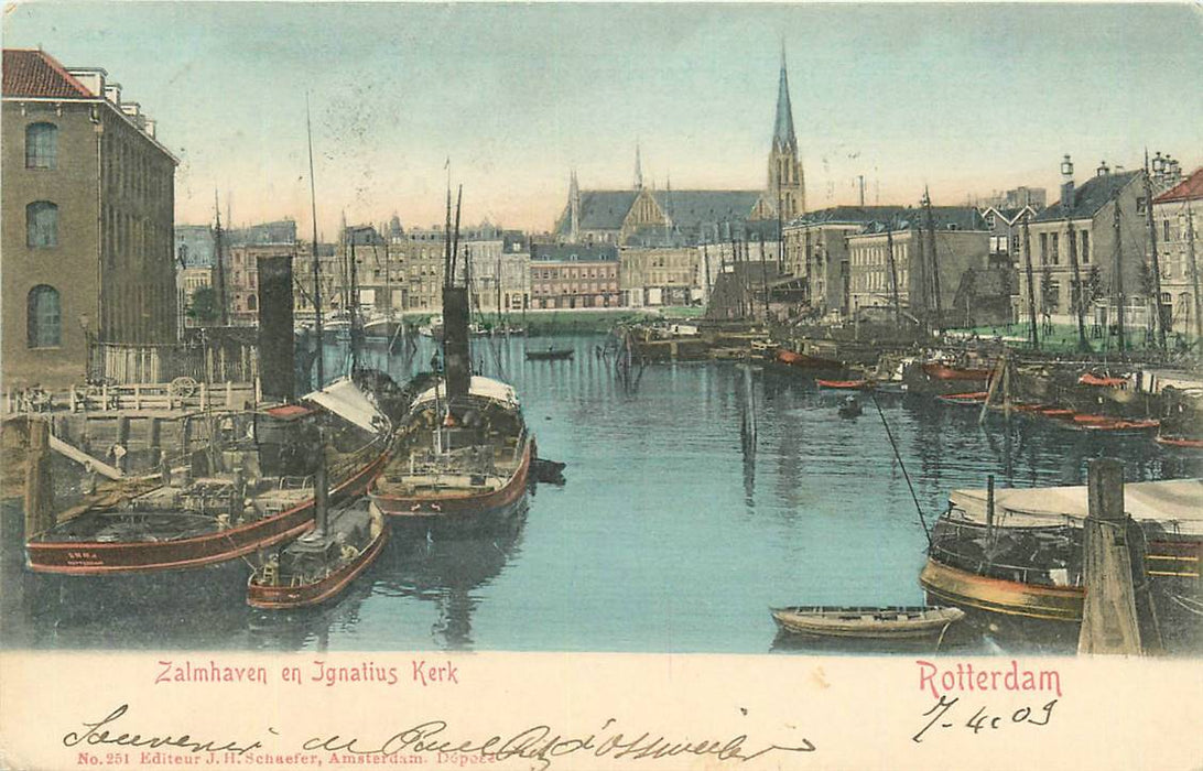 Rotterdam Zalmhaven en Ignatius Kerk