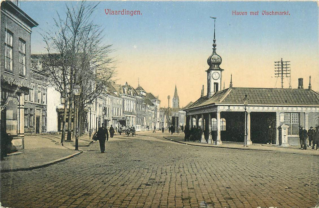 Vlaardingen Haven met Vischmarkt