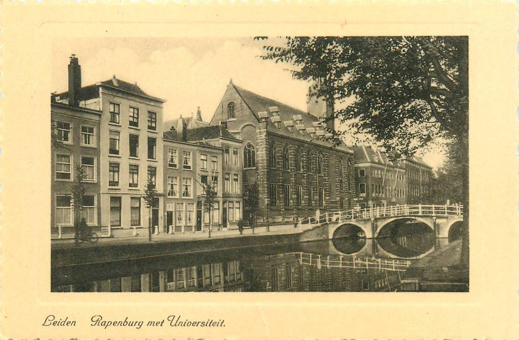 Leiden Rapenburg van Universiteit