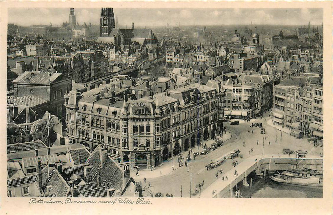 Rotterdam Panorama vanaf Witte Huis