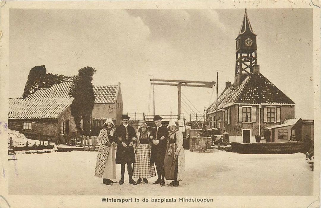 Hindeloopen Wintersport in de badplaats