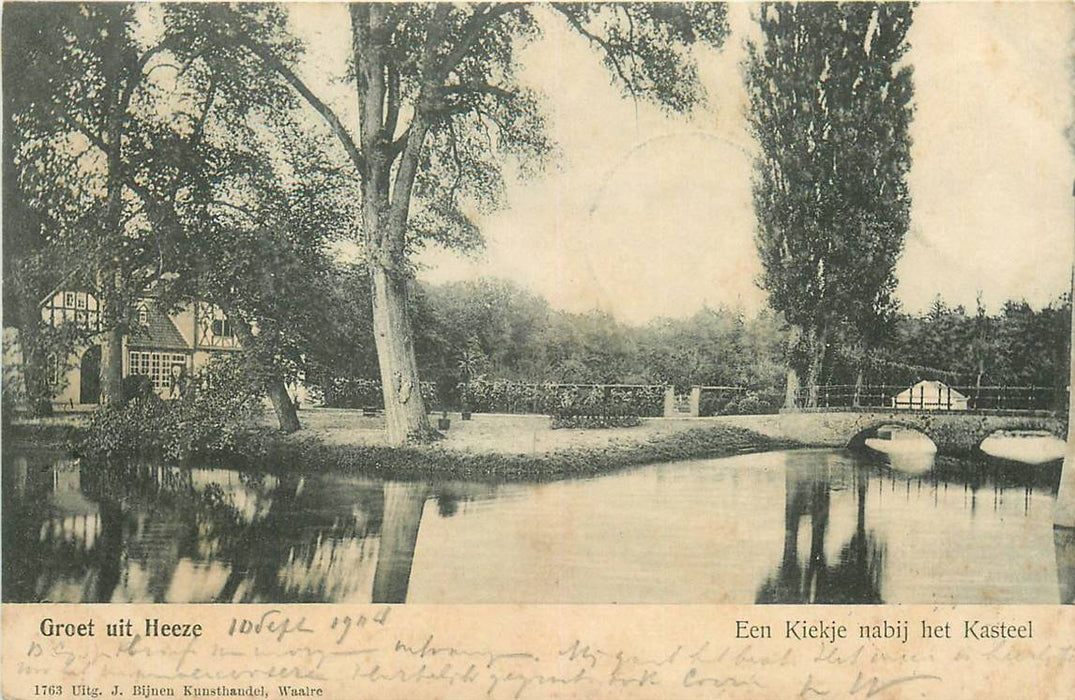 Heeze Een kiekje nabij het Kasteel