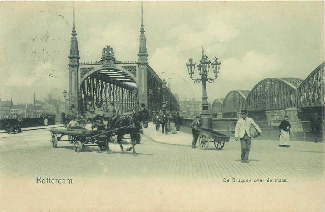 Rotterdam De Bruggen over de maas