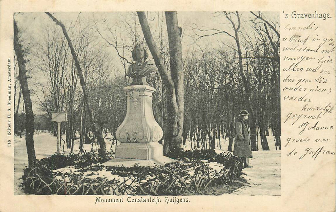 Den Haag Monument Constanteijn Huijgens