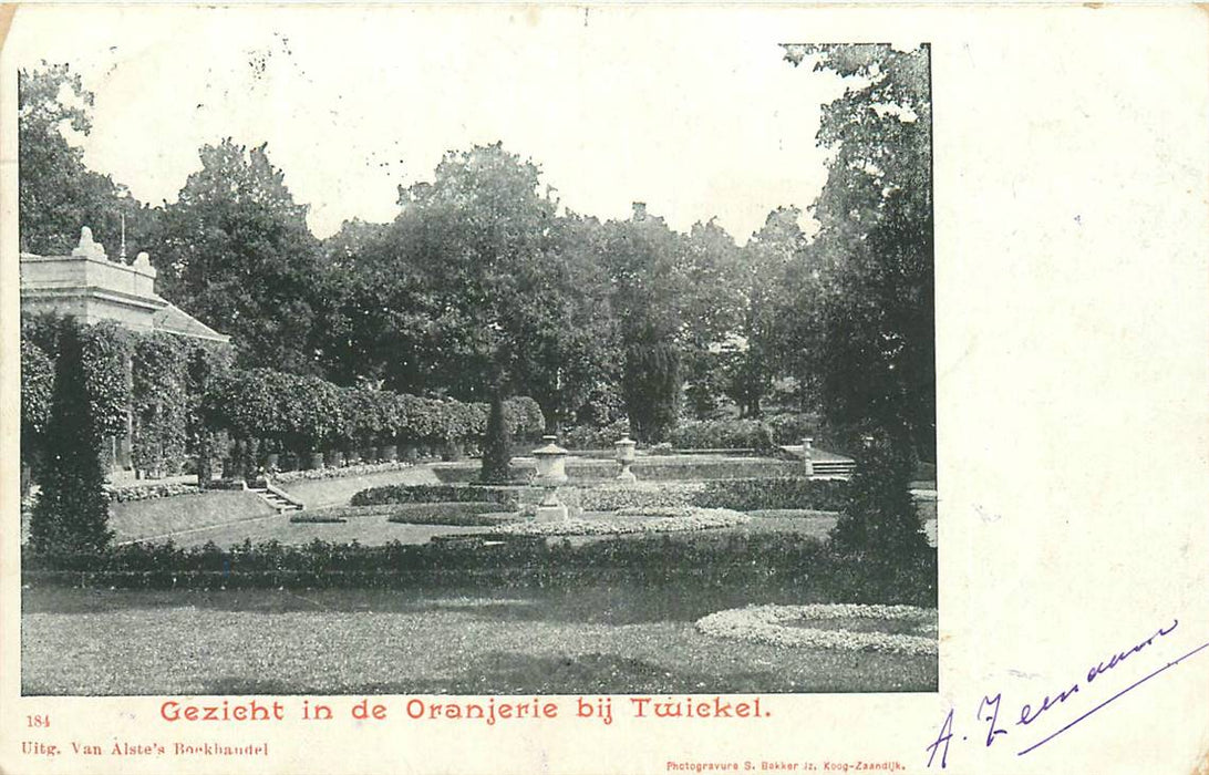 Delden Gezicht in de Oranjerie bij Twiekel