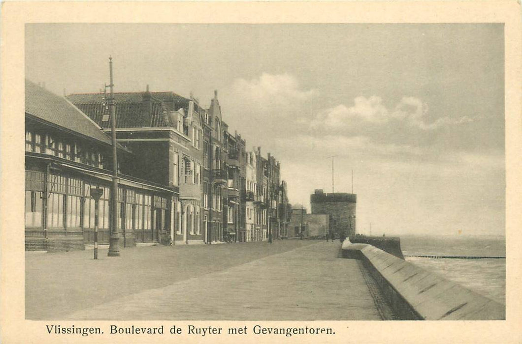 Vlissingen Boulevard de Ruyter met Gevangentoren