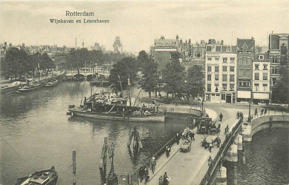 Rotterdam Wijnhaven en Leuvehaven