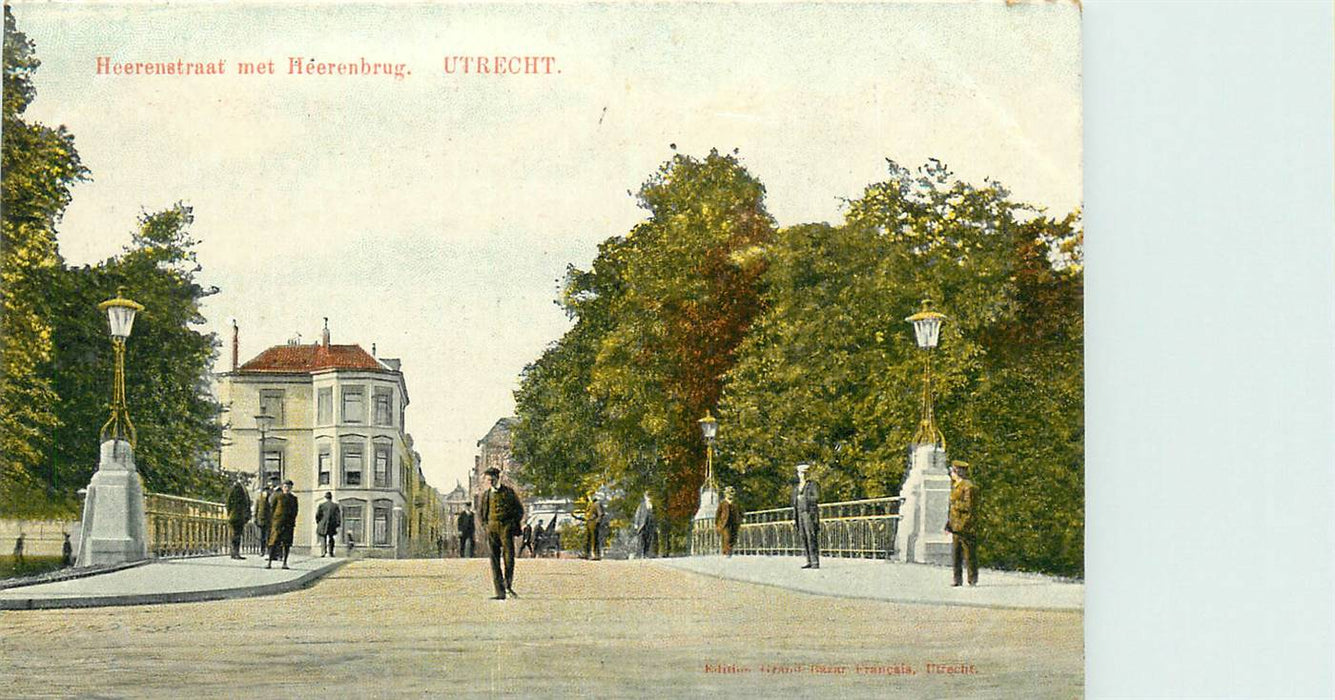 Utrecht Heerenstraat met Heerenbrug