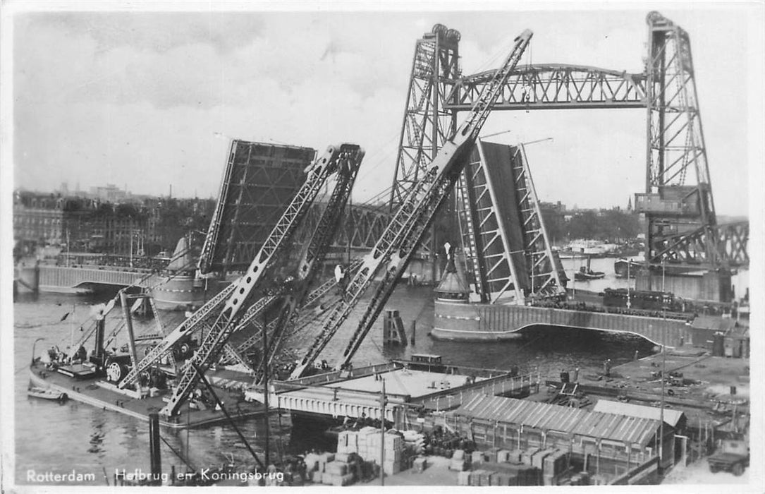 Rotterdam Hefbrug en Koningsbrug