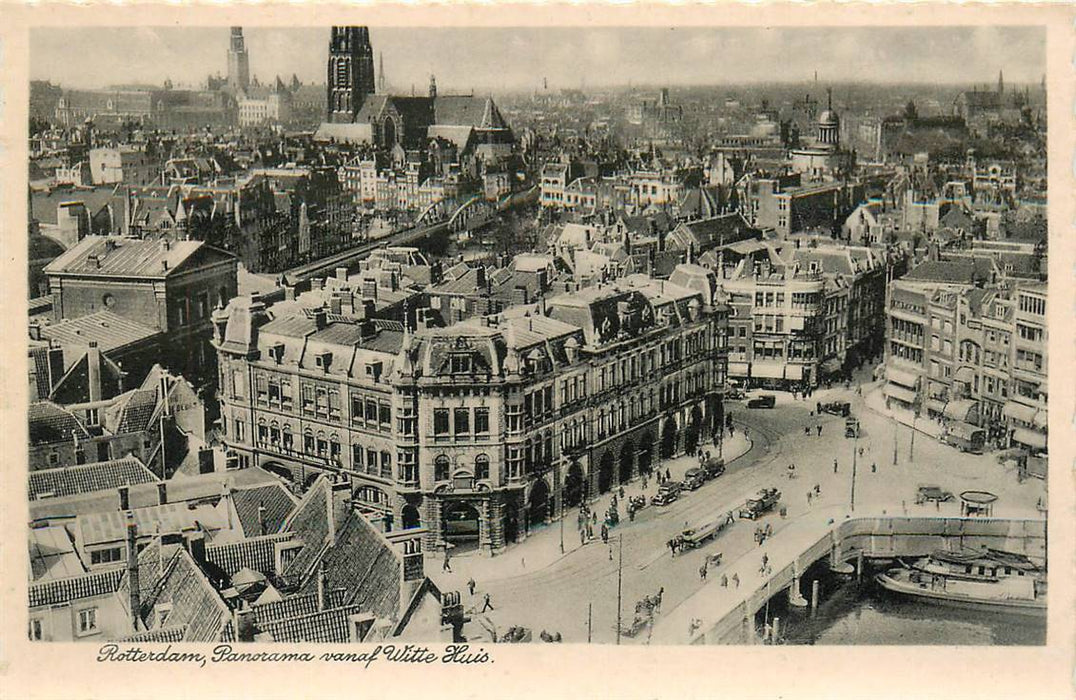 Rotterdam Panorama vanaf Witte Huis