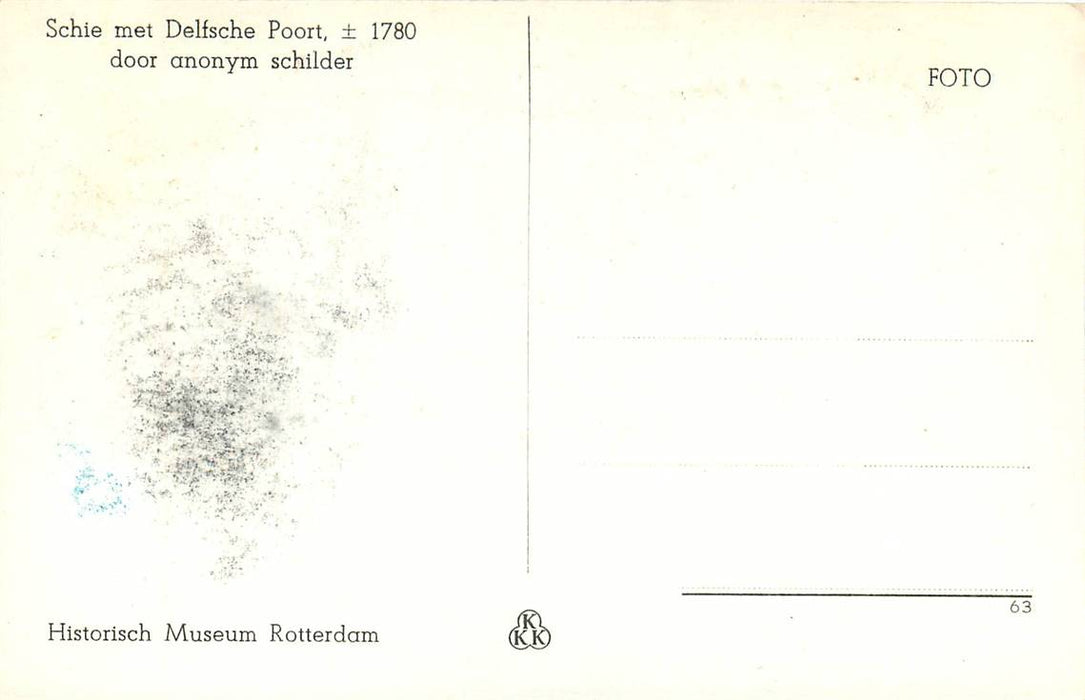 Rotterdam Schie met Delftsche Poort