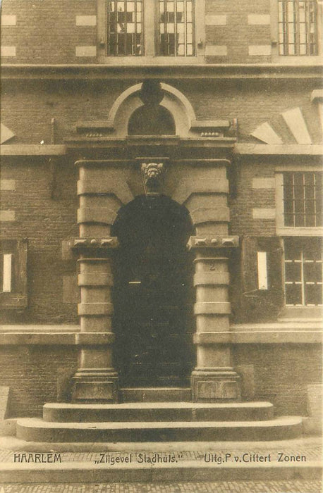 Haarlem Zijgevel Stadhuis