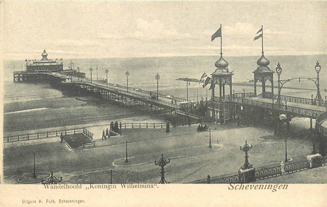 Scheveningen Wandelhoofd Koningin Wilhelmina