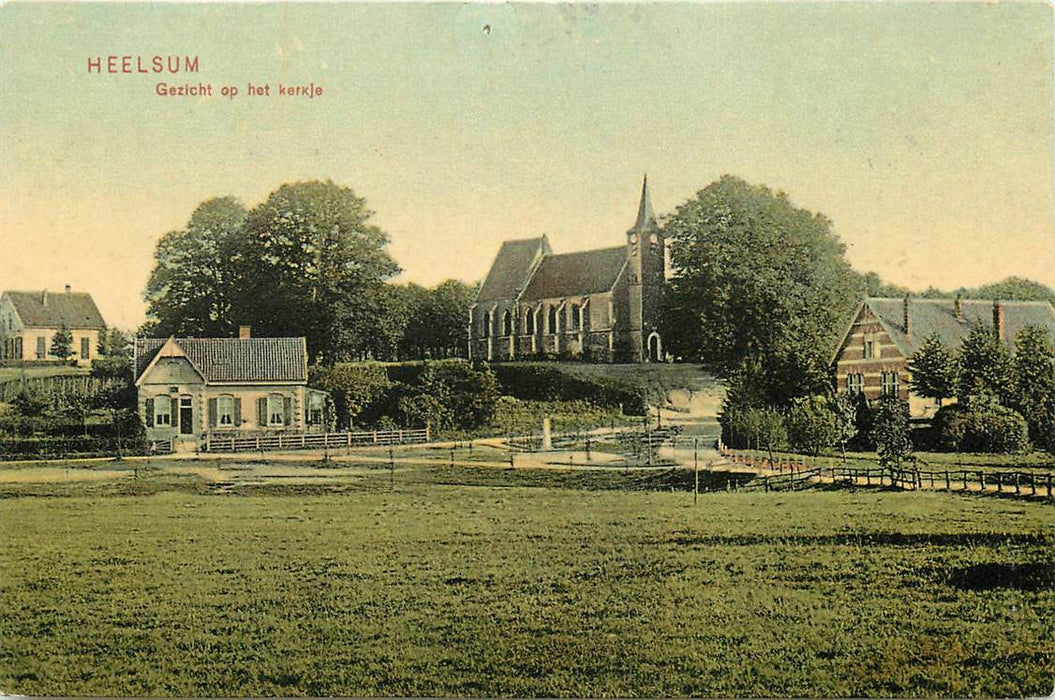 Heelsum Gezicht op het kerkje