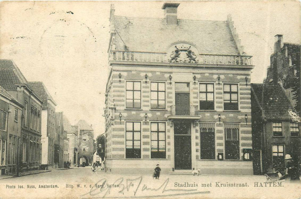 Hattem Stadhuis met Kruisstraat