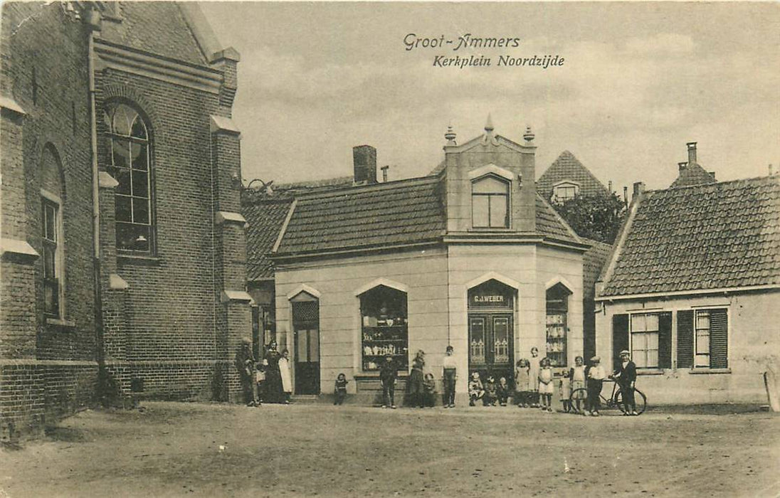 Groot-Ammers Kerkplein Noordzijde