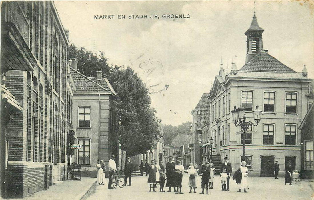 Groenlo Markt en Stadhuis