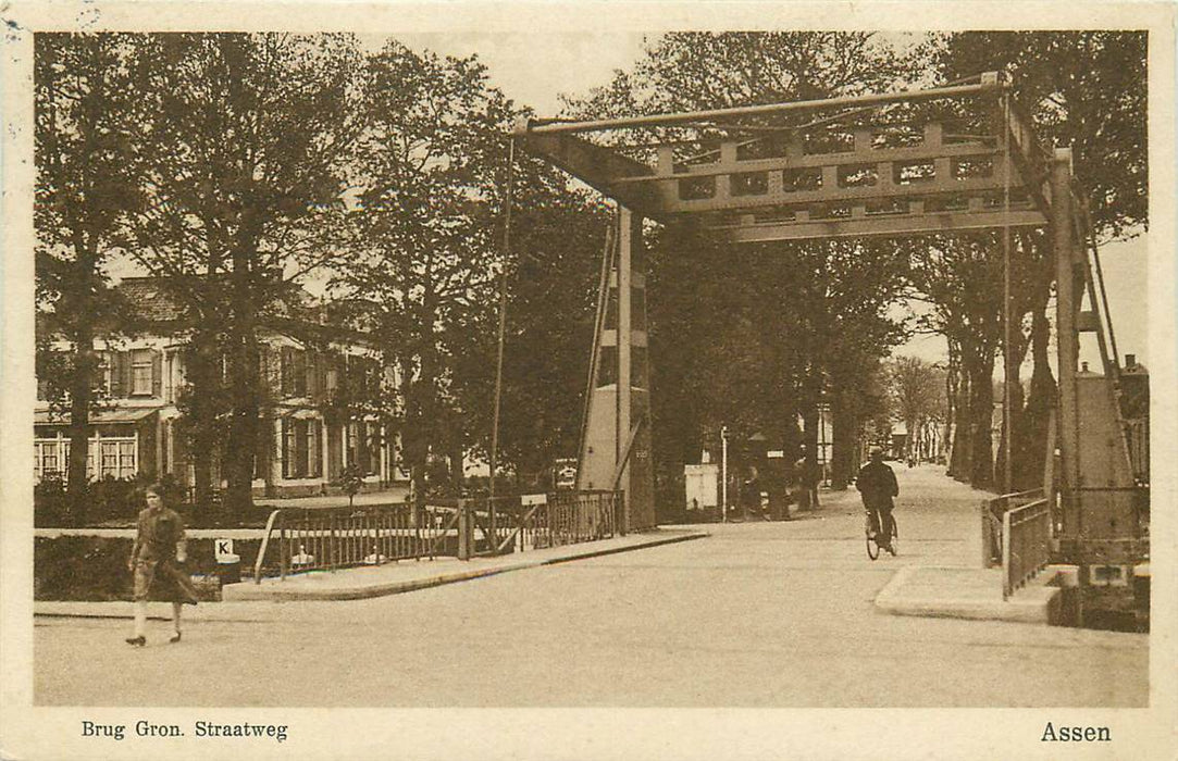 Assen Brug Gron Straatweg