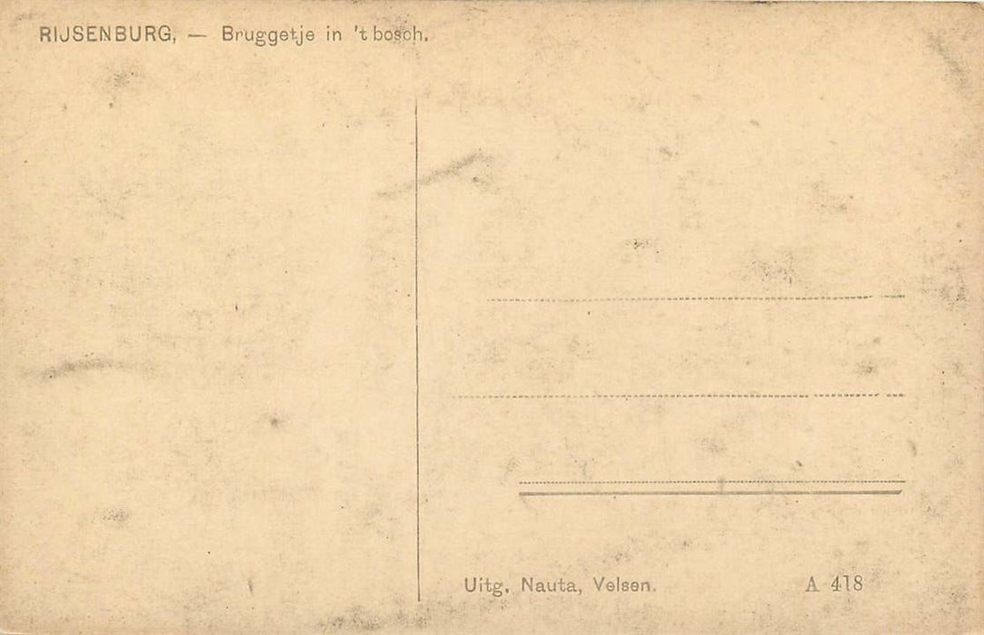 Driebergen-Rijsenburg Bruggetje in t Bosch